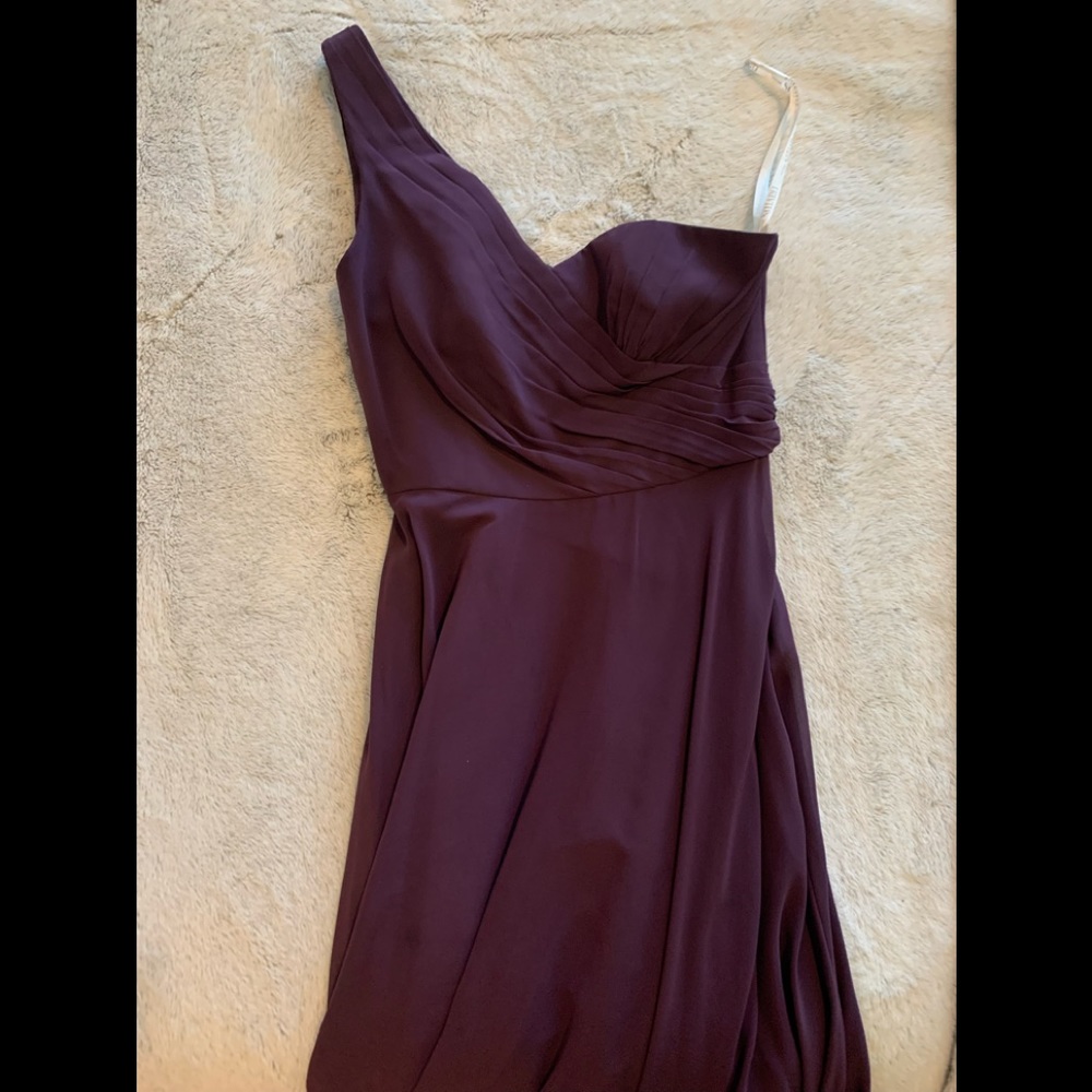 David’s Bridal ~ One Shoulder Maxi ~ Size 8 Bridesmaid, Mother OB, Prom!